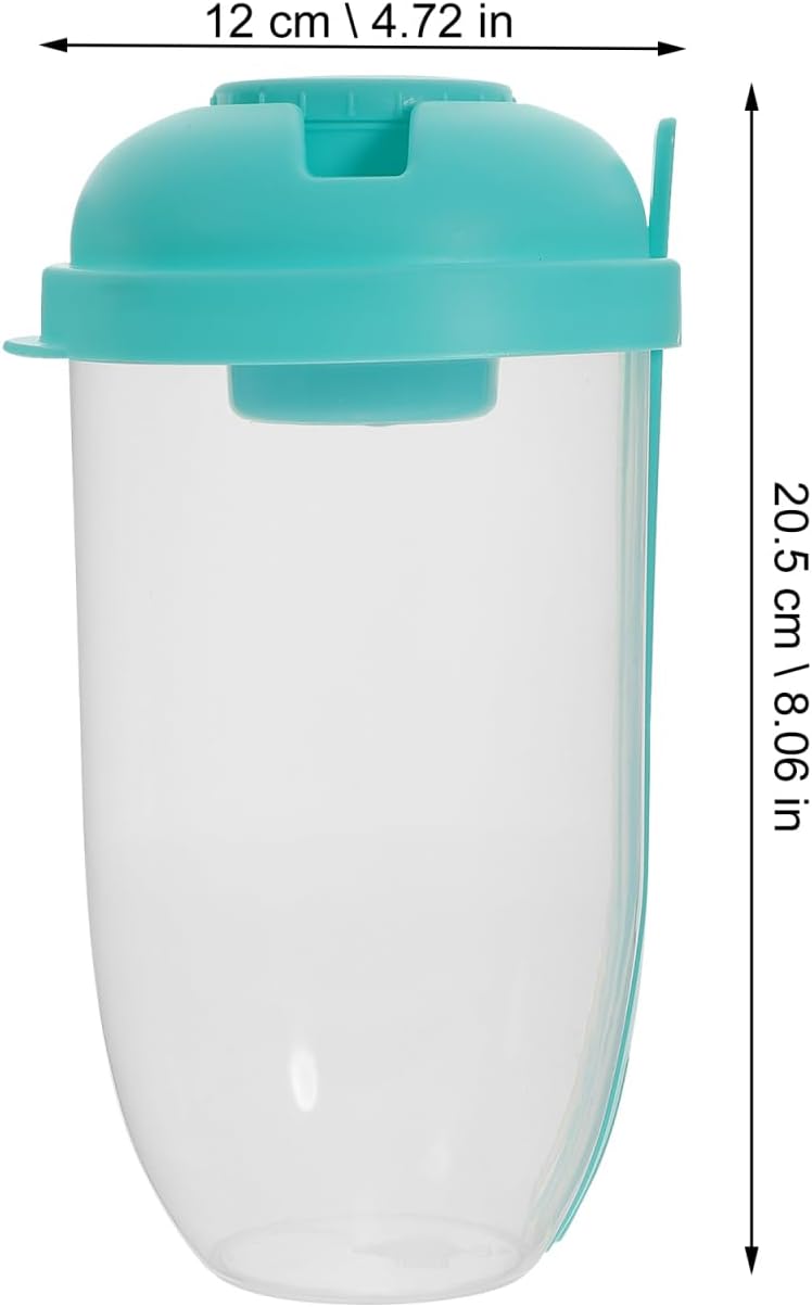 GREENADSCAPE Salad Shaker Cup with Fork and Dressing Holder Portable Reusable Vegetable Container for Healthy Meal Prep Picnic and on-the-Go Salad to Go - Image 2